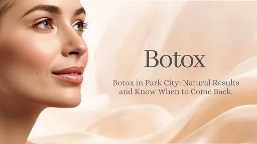 Woman with natural-looking Botox results showing smooth forehead and refreshed appearance at Park City Medesthetix in Park City Utah